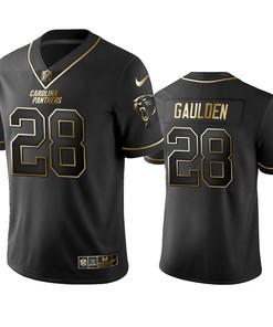 Nfl 100 Commercial Rashaan Gaulden Carolina Panthers Black Golden Edition Vapor Untouchable Limited Jersey - Mens - Robokeg