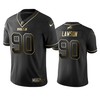 Nfl 100 Commercial Shaq Lawson Buffalo Bills Black Golden Edition Vapor Untouchable Limited Jersey - Mens - Robokeg