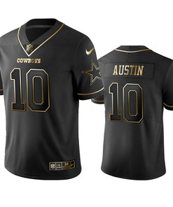 Nfl 100 Commercial Tavon Austin Dallas Cowboys Black Golden Edition Vapor Untouchable Limited Jersey - Mens - Robokeg