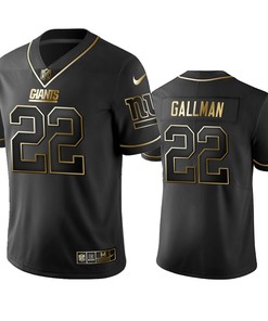 Nfl 100 Commercial Wayne Gallman New York Giants Black Golden Edition Vapor Untouchable Limited Jersey - Mens - Robokeg