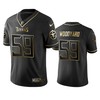 Nfl 100 Commercial Wesley Woodyard Tennessee Titans Black Golden Edition Vapor Untouchable Limited Jersey - Mens - Robokeg