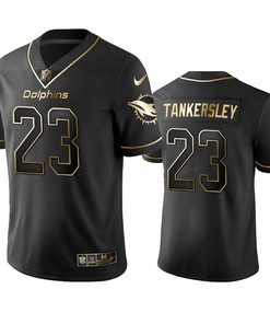 Nfl 100 Cordrea Tankersley Miami Dolphins Black Golden Edition Vapor Untouchable Limited Jersey - Mens - Robokeg