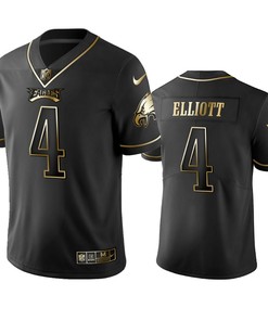Nfl 100 Jake Elliott Philadelphia Eagles Black Golden Edition Vapor Untouchable Limited Jersey - Mens - Robokeg