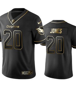 Nfl 100 Reshad Jones Miami Dolphins Black Golden Edition Vapor Untouchable Limited Jersey - Mens - Robokeg