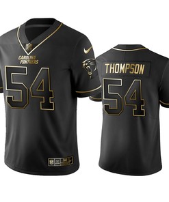 Nfl 100 Shaq Thompson Carolina Panthers Black Golden Edition Vapor Untouchable Limited Jersey - Mens - Robokeg