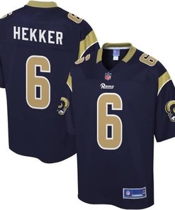 Nfl Pro Line Johnny Hekker Los Angeles Rams Team Color Jersey - Navy - Robokeg