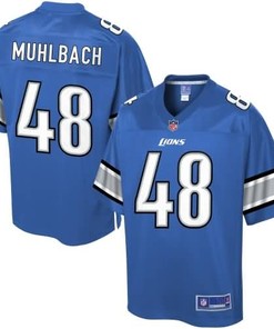 Nfl Pro Line Mens Detroit Lions Don Muhlbach Team Color Nfl Jersey - Robokeg