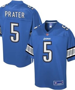 Nfl Pro Line Mens Detroit Lions Matt Prater Team Color Nfl Jersey - Robokeg