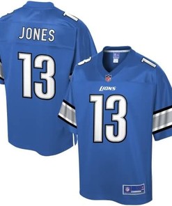 Nfl Pro Line Mens Detroit Lions Tj Jones Team Color Nfl Jersey - Robokeg