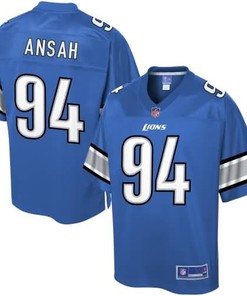 Nfl Pro Line Mens Detroit Lions Ziggy Ansah Team Color Nfl Jersey - Robokeg