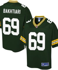 Nfl Pro Line Mens Green Bay Packers David Bakhtiari Team Color Jersey - Robokeg