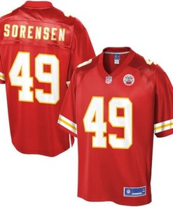 Nfl Pro Line Mens Kansas City Chiefs Daniel Sorensen Team Color Jersey - Robokeg