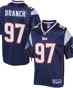 Nfl Pro Line Mens New England Patriots Alan Branch Team Color Jersey - Robokeg