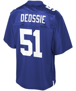 Nfl Pro Line Mens New York Giants Zak Deossie Team Color Jersey - Robokeg