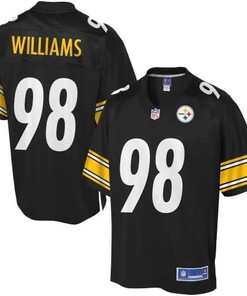 Nfl Pro Line Mens Pittsburgh Steelers Vince Williams Team Color Jersey - Black - Robokeg