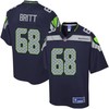 Nfl Pro Line Mens Seattle Seahawks Justin Britt Team Color Game Jersey - Robokeg