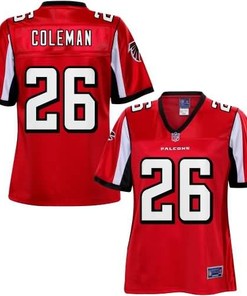 Nfl Pro Line Womens Atlanta Falcons Tevin Coleman Team Color Jersey - Robokeg