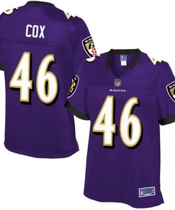 Nfl Pro Line Womens Baltimore Ravens Morgan Cox Team Color Jersey - Robokeg