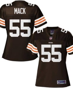 Nfl Pro Line Womens Cleveland Browns Historic Logo Alex Mack Team Color Jersey - Robokeg