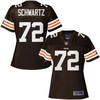 Nfl Pro Line Womens Cleveland Browns Historic Logo Mitchell Schwartz Team Color Jersey - Robokeg