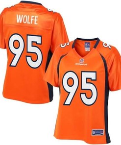 Nfl Pro Line Womens Denver Broncos Derek Wolfe Team Color Jersey - Robokeg