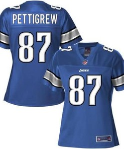 Nfl Pro Line Womens Detroit Lions On Pettigrew Team Color Jersey - Robokeg