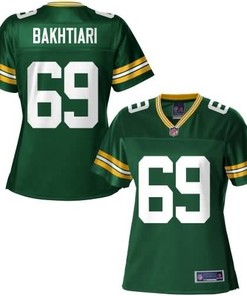 Nfl Pro Line Womens Green Bay Packers David Bakhtiari Team Color Jersey - Robokeg