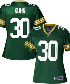 Nfl Pro Line Womens Green Bay Packers John Kuhn Team Color Jersey - Robokeg