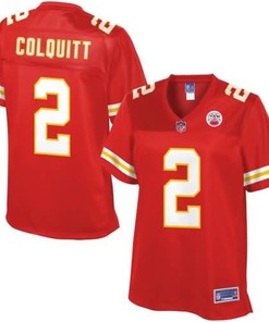 Nfl Pro Line Womens Kansas City Chiefs Dustin Colquitt Team Color Jersey - Robokeg