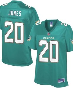 Nfl Pro Line Womens Miami Dolphins Reshad Jones Team Color Jersey - Aqua - Robokeg