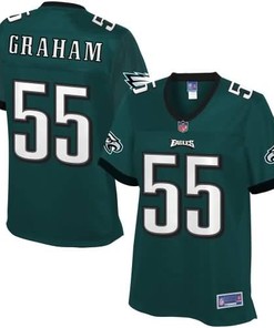 Nfl Pro Line Womens Philadelphia Eagles On Graham Team Color Jersey - Robokeg
