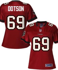 Nfl Pro Line Womens Tampa Bay Buccaneers Demar Dotson Team Color Jersey - Robokeg