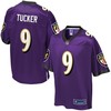 Nfl Pro Line Youth Baltimore Ravens Justin Tucker Team Color Jersey - Robokeg