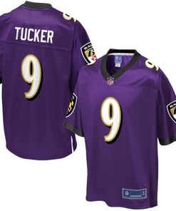 Nfl Pro Line Youth Baltimore Ravens Justin Tucker Team Color Jersey - Robokeg