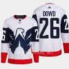 Nic Dowd 26 Washington Capitals 2023 Jersey Stadium White Primegreen - Robokeg