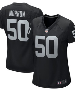Nicholas Morrow Las Vegas Raiders Womens Game Jersey - Black Nfl - Robokeg