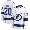 Nicholas Paul 20 Tampa Bay Lightning Stanley Cup 2023 Playoffs Patch Away Breakaway Men Jersey - White - Robokeg