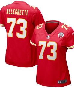 Nick Allegretti Kansas City Chiefs Womens Game Jersey - Red Nfl - Robokeg