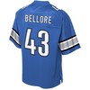 Nick Bellore Detroit Lions Nfl Pro Line Historic Logo Player Jersey - Blue - Robokeg