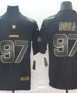 Nick Bosa #97 San Francisco 49ers Nfl Explosion Legendary Gold Black Jersey - Robokeg