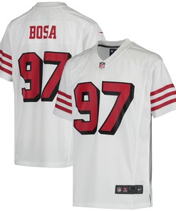 Nick Bosa San Francisco 49ers Color Rush Game Jersey White Nfl - Robokeg