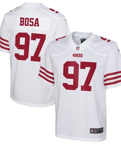 Nick Bosa San Francisco 49ers Game Jersey - White Nfl - Robokeg