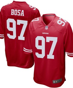Nick Bosa San Francisco 49ers Game Player Jersey - Scarlet Nfl - Robokeg