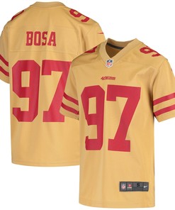 Nick Bosa San Francisco 49ers Inverted Game Jersey - Gold Nfl - Robokeg