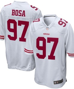 Nick Bosa San Francisco 49ers Nike Game Jersey - White - Robokeg