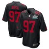 Nick Bosa San Francisco 49ers Nike Super Bowl Liv Game Event Jersey - Black - Robokeg