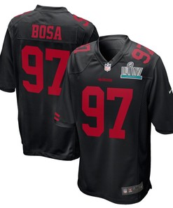 Nick Bosa San Francisco 49ers Nike Super Bowl Liv Game Event Jersey - Black - Robokeg