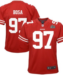 Nick Bosa San Francisco 49ers Nike Youth Super Bowl Liv Game Jersey - Scarlet - Robokeg