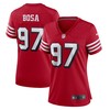 Nick Bosa San Francisco 49ers Womens Alternate Game Jersey - Red Nfl - Robokeg
