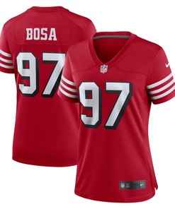 Nick Bosa San Francisco 49ers Womens Alternate Game Jersey - Red Nfl - Robokeg